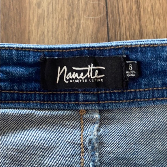 Nanette Lepore Denim Pencil Skirt - Picture 7 of 12